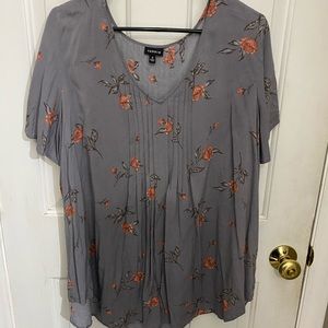 🆕Torrid Georgette pullover blouse